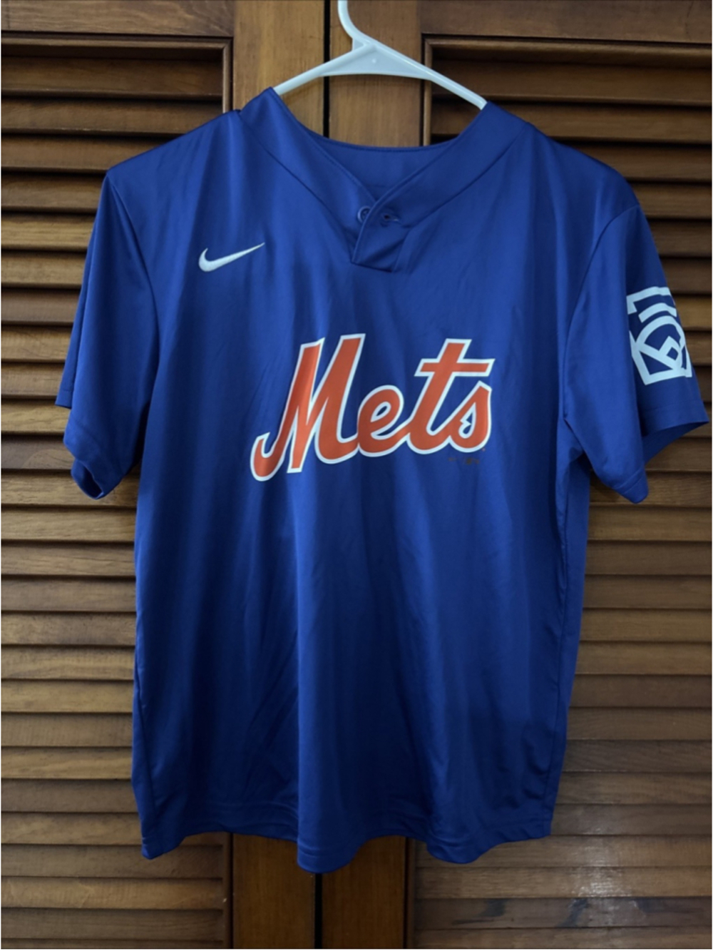 New York Mets #12 Nike Little League T-Shirt jersey Size Youth Large